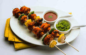 Stuffed Mushroom Tikka [8 Pieces]