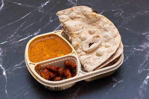 2 Pc Roti + Paneer Butter Masala + Chilli Mushroom