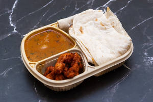 2 Pc Naan + Chicken Masala + Chilli Chicken