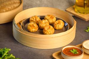 Veg Cheese Fried Momos