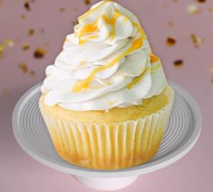 Butterscotch cupcake