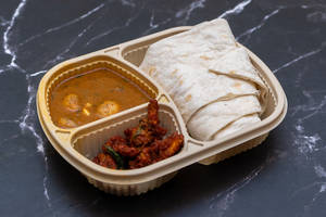 2 Pc Naan + Mushroom Masala + Chilli Mushroom