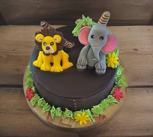 Zoo Friends Cake