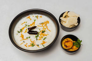 Curd Rice With Varutha Muttai