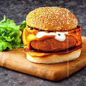 Chicken Chilli Lava Burger