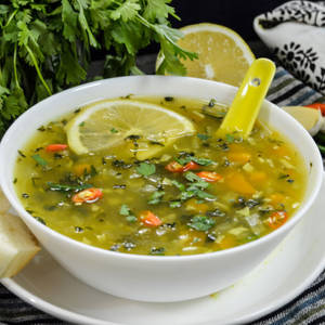 Chicken Lemon And Coriander Soup
