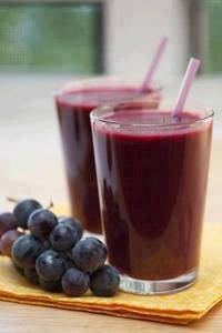 Grape with mint