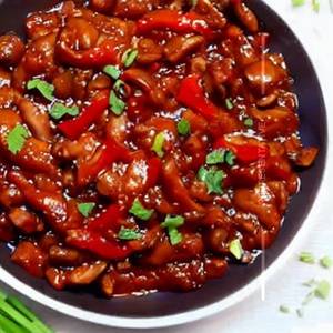 Mushroom Chilli Dry
