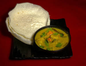 3 Appam + Veg Kuruma