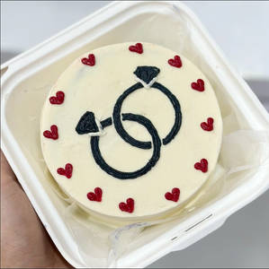 Engagement Ring Mini Cake