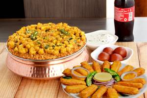 Andhra Paneer Biryani Family Combo (Serves 3-4)