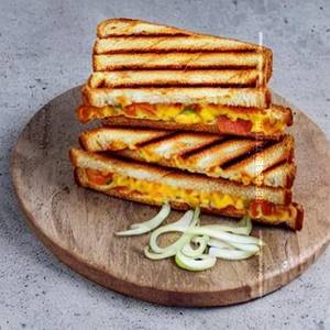 Cheese Onion Capsicum Sandwich Grilled