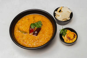 Rasam Rice With Varutha Muttai