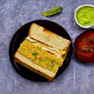 Aloo Matar Sandwich Grilled
