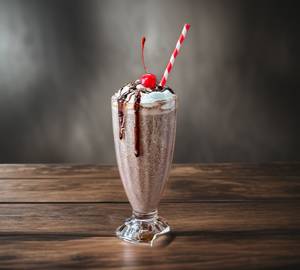 Chocolate Shake With Icecream