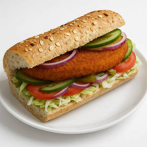 Veg Falafal Kebab Patty Sub