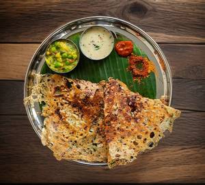 Rava coconut plain dosa