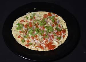 Fried Masala Papad[1 Piece]
