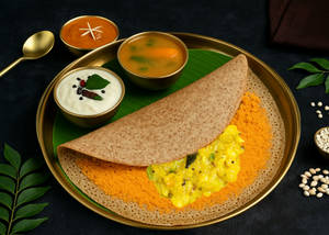Multigrain Ghee Podi Masala Dosa