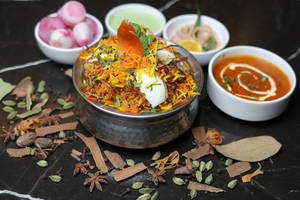 Chicken Biryani (with Gravy)