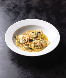 Home Made Ravioli with Ricotta and Swiss Chard