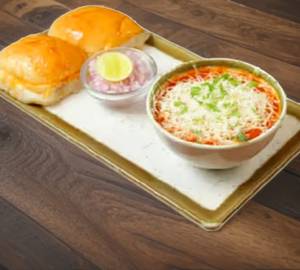 Cheese pav Bhaji