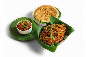 Tamarind Rice-Veg Korma Or Raita-Roasted Papad [o]