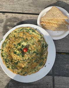 Mushroom & Spinach Omelette