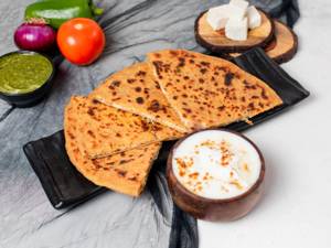 Paneer Vegetable Parantha