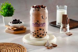 Choco Fudge Cake Shake with Boba