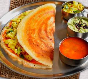 Masala dosa + vada