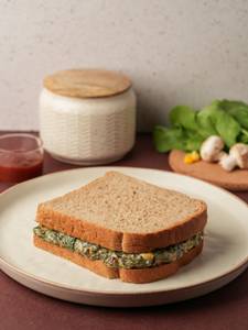 Spinach Corn & Mushroom Sandwich