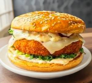 Paneer cheese burger