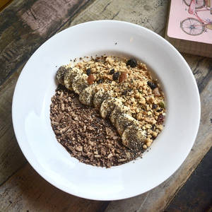 Chocolate Avocado Granola Smoothie Bowl