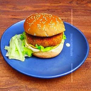 Aloo tikki cheese burger