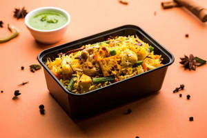 Kaju-paneer Dum Biryani