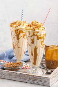 Butterscotch milkshake
