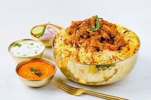 Hyderabadi Chicken Fry Biryani Full