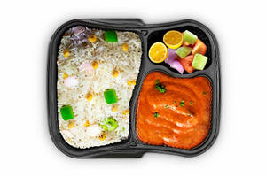 Cheese Corn Rice + Mexican Sauce