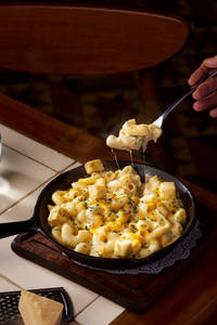 Gooey Three Cheese Macaroni