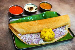 Ghee Onion Masala Dosa