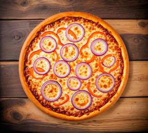 Onion & Red Peprika Pizza 7" (Serve 1)