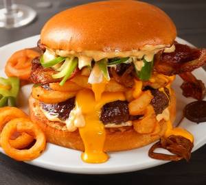 Loaded cheesy Burger