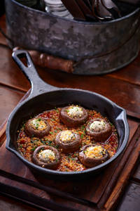 Baked Stuffed Mushrooms