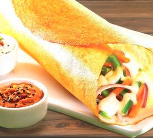 Vegetable cheese dosa