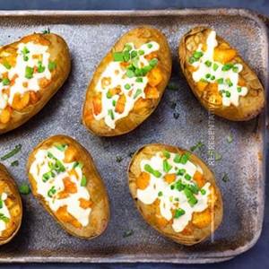 Cheesey Baked Potatoes