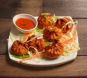 Deepfry momos veg[per plate 6 pecies]