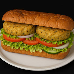 Veg Crunchy Veg Patty Sub