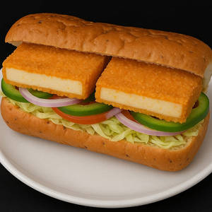 Veg Crunchy Paneer Patty Sub