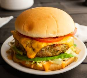 Dc's Spl Double Smashed Chicken Burger